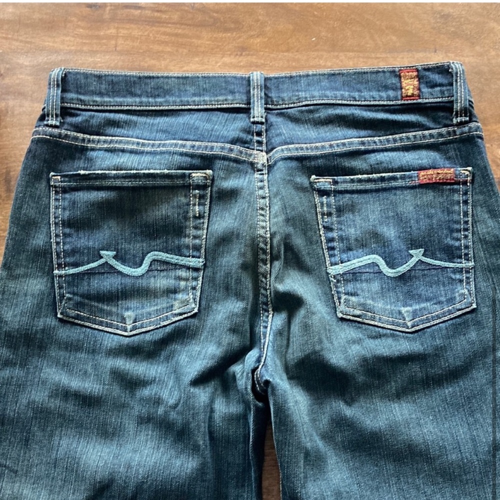 NWOT 7 for all mankind high waist bootcut jeans size 30 dark wash
